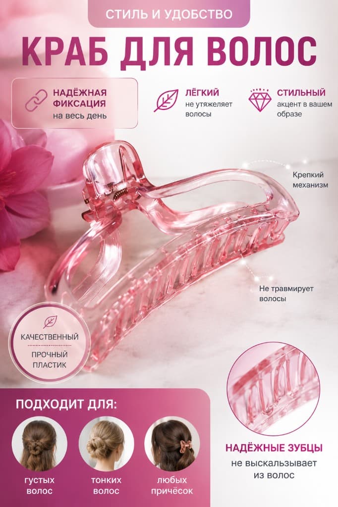 Краб для волос